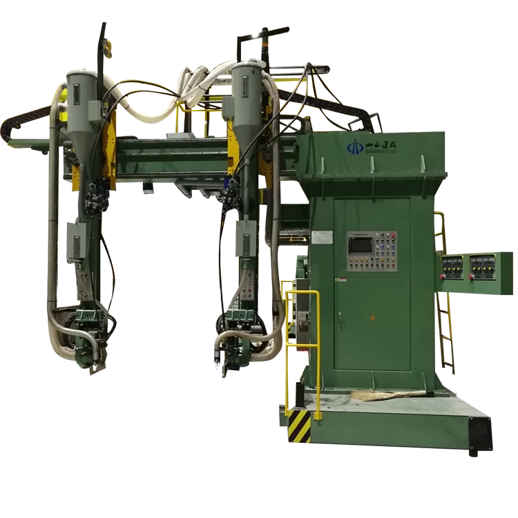 Ang haligi ng kahon ay nakita ang mga nakalubog na arc welding machine