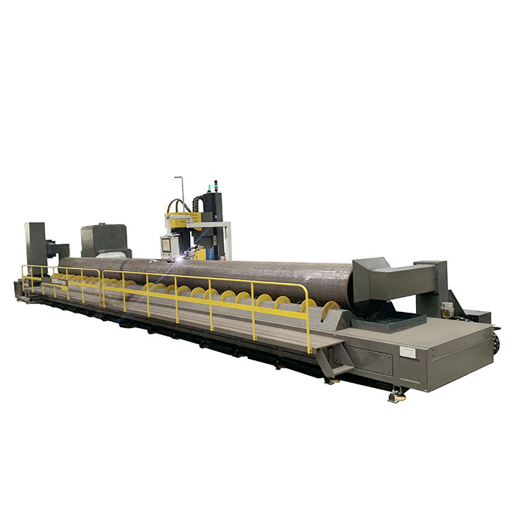 Mga Pipe Cutting Machine na May Roller Bed